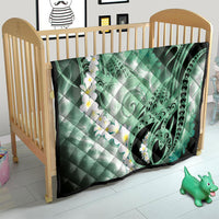 Piko Hawaiian Quilt Green Galaxy Spiral Plumeria Tribal Patterns DT05 - Polynesian Pride