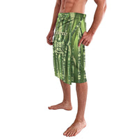 Personalised Fiji Language Week Sugarcane Masi Lavalava Green Tapa Tribal Pattern DT05 - Polynesian Pride