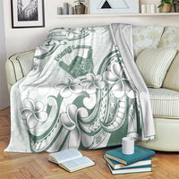 Aloha Hawaii Shaka Blanket Hang Loose Mint Version - Polynesian Pride