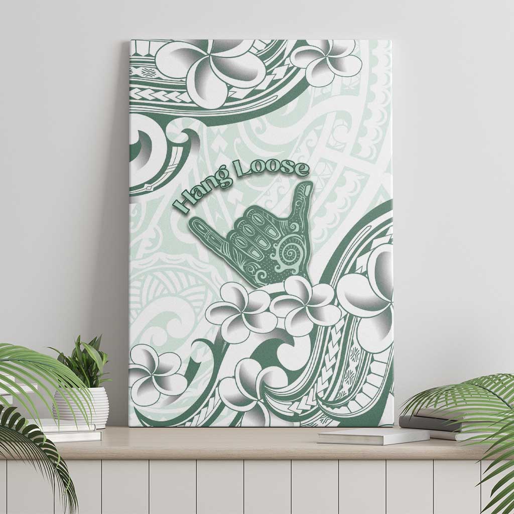 Aloha Hawaii Shaka Canvas Wall Art Hang Loose Mint Version - Polynesian Pride