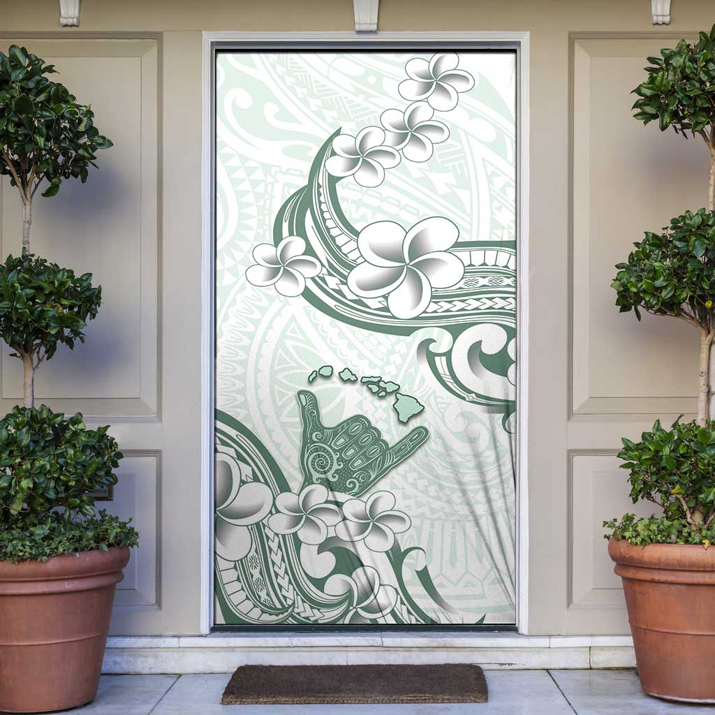 Aloha Hawaii Shaka Door Cover Hang Loose Mint Version - Polynesian Pride