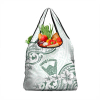 Aloha Hawaii Shaka Grocery Bag Hang Loose Mint Version - Polynesian Pride
