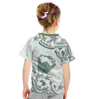 Aloha Hawaii Shaka Kid T Shirt Hang Loose Mint Version - Polynesian Pride