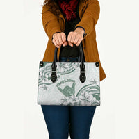 Aloha Hawaii Shaka Leather Bag Hang Loose Mint Version - Polynesian Pride