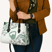 Aloha Hawaii Shaka Leather Bag Hang Loose Mint Version - Polynesian Pride