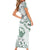 Aloha Hawaii Shaka Short Sleeve Bodycon Dress Hang Loose Mint Version - Polynesian Pride