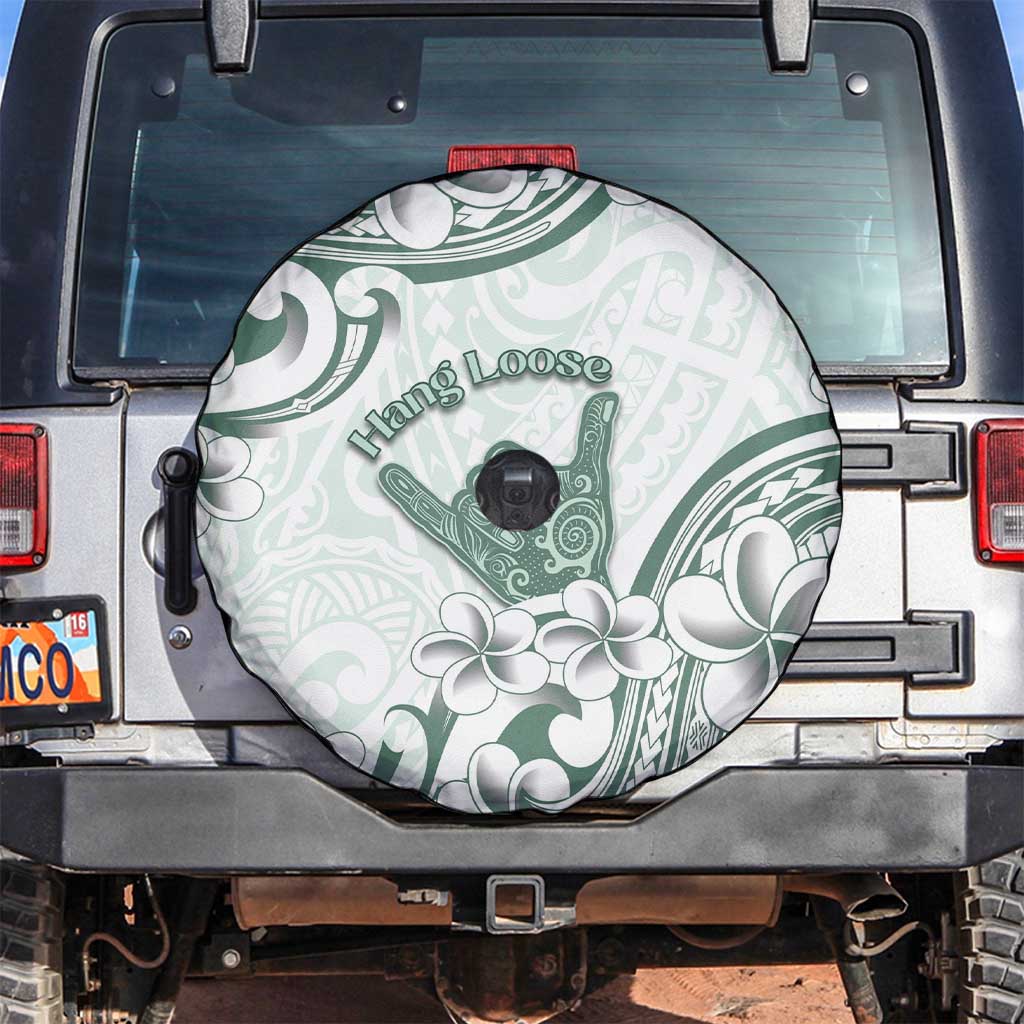 Aloha Hawaii Shaka Spare Tire Cover Hang Loose Mint Version - Polynesian Pride