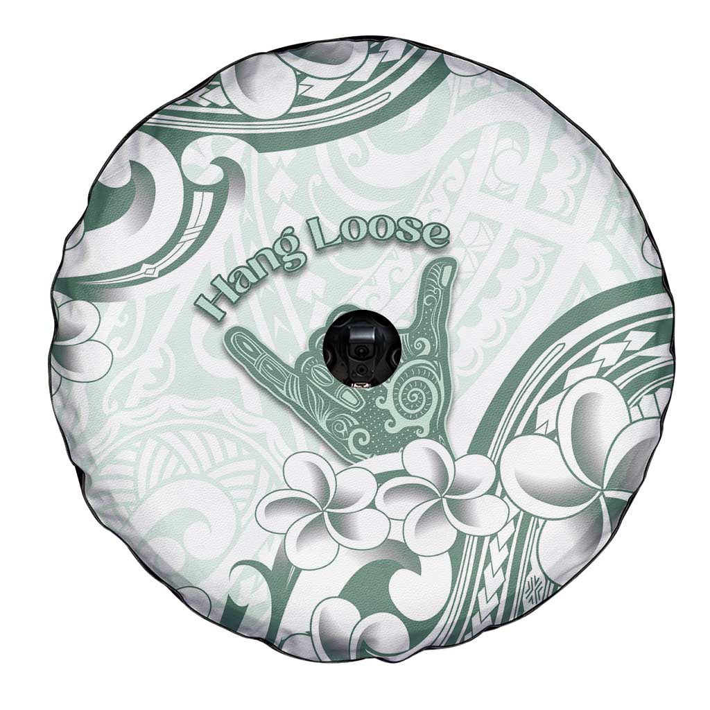 Aloha Hawaii Shaka Spare Tire Cover Hang Loose Mint Version - Polynesian Pride