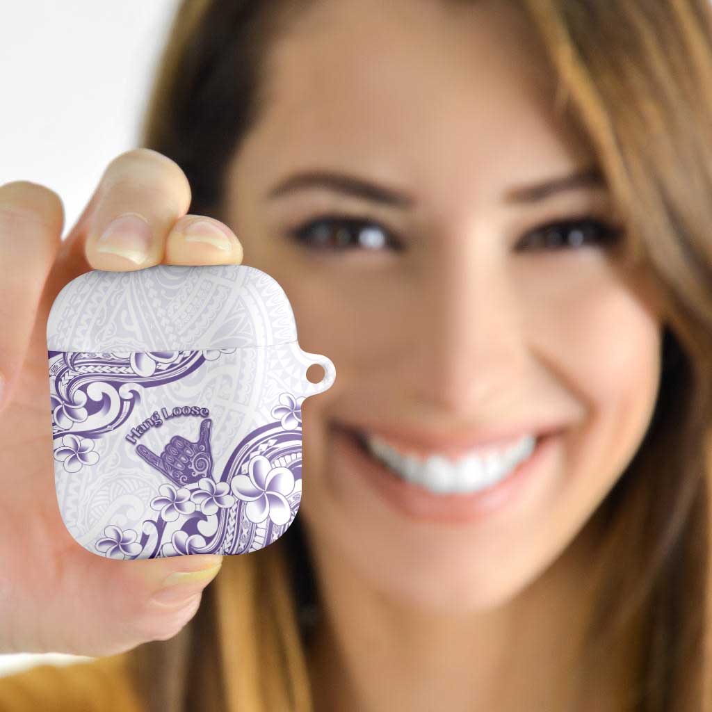 Aloha Hawaii Shaka AirPods Case Hang Loose Purple Version - Polynesian Pride