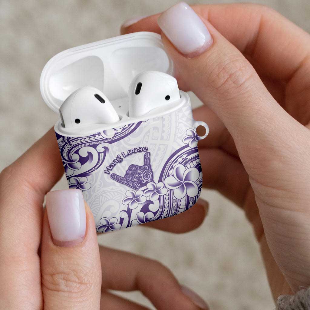 Aloha Hawaii Shaka AirPods Case Hang Loose Purple Version - Polynesian Pride