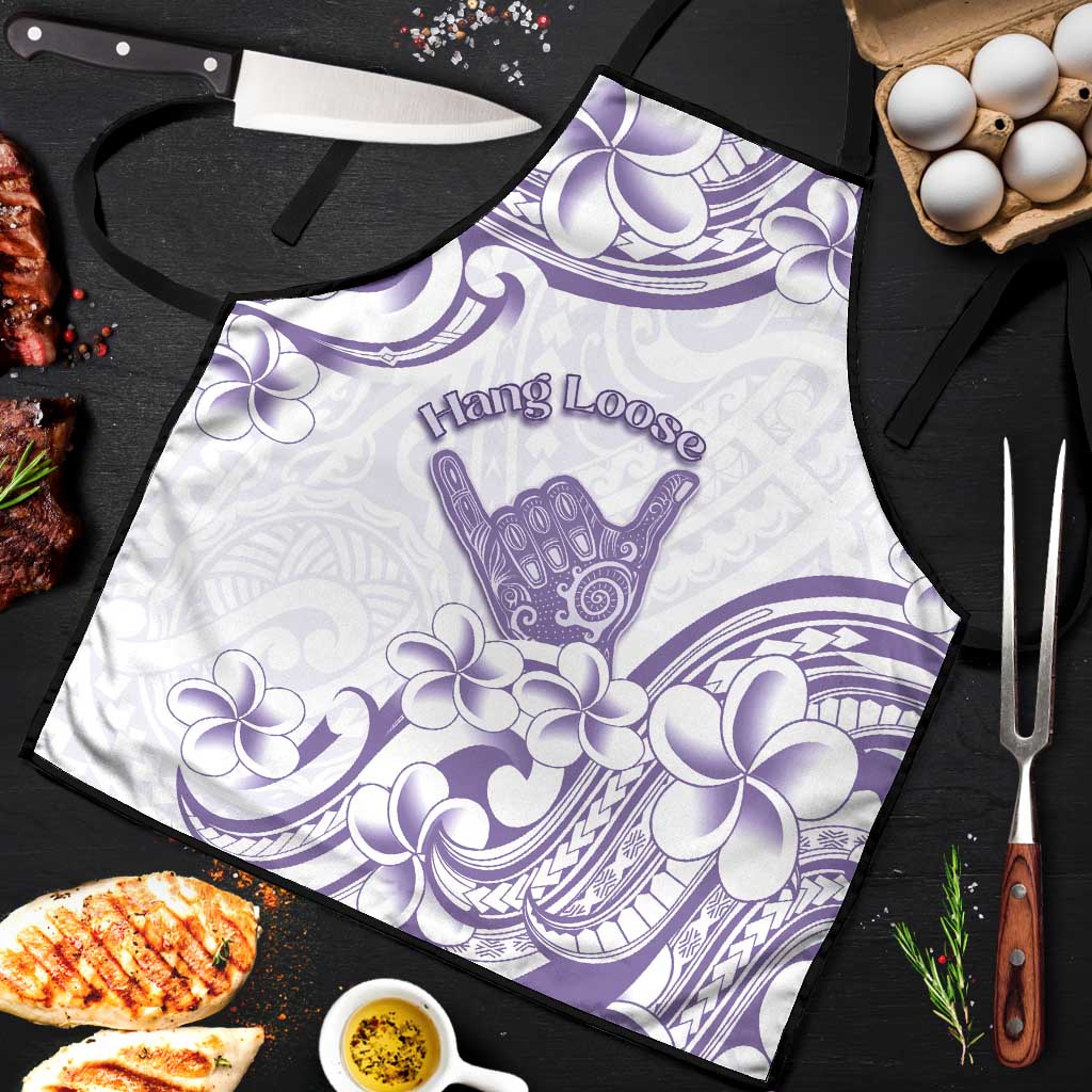 Aloha Hawaii Shaka Apron Hang Loose Purple Version - Polynesian Pride