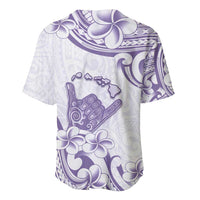 Aloha Hawaii Shaka Baseball Jersey Hang Loose Purple Version - Polynesian Pride
