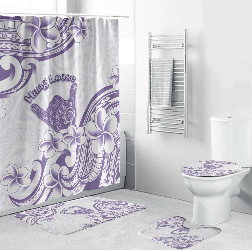Aloha Hawaii Shaka Bathroom Set Hang Loose Purple Version - Polynesian Pride