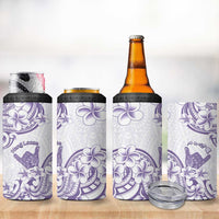 Aloha Hawaii Shaka 4 in 1 Can Cooler Tumbler Hang Loose Purple Version - Polynesian Pride