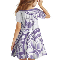 Aloha Hawaii Shaka Family Matching Mermaid Dress and Hawaiian Shirt Hang Loose Purple Version - Polynesian Pride