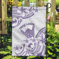 Aloha Hawaii Shaka Garden Flag Hang Loose Purple Version - Polynesian Pride
