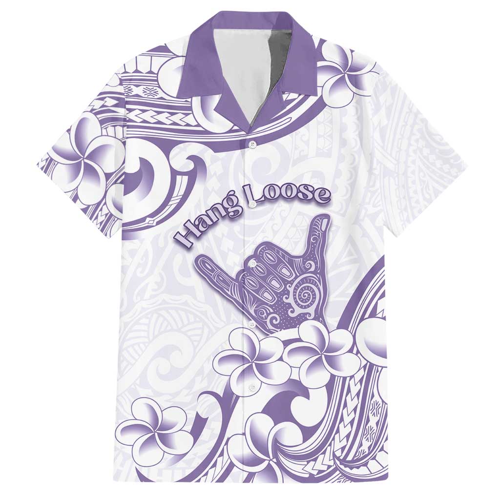 Aloha Hawaii Shaka Hawaiian Shirt Hang Loose Purple Version - Polynesian Pride