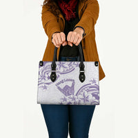 Aloha Hawaii Shaka Leather Bag Hang Loose Purple Version - Polynesian Pride
