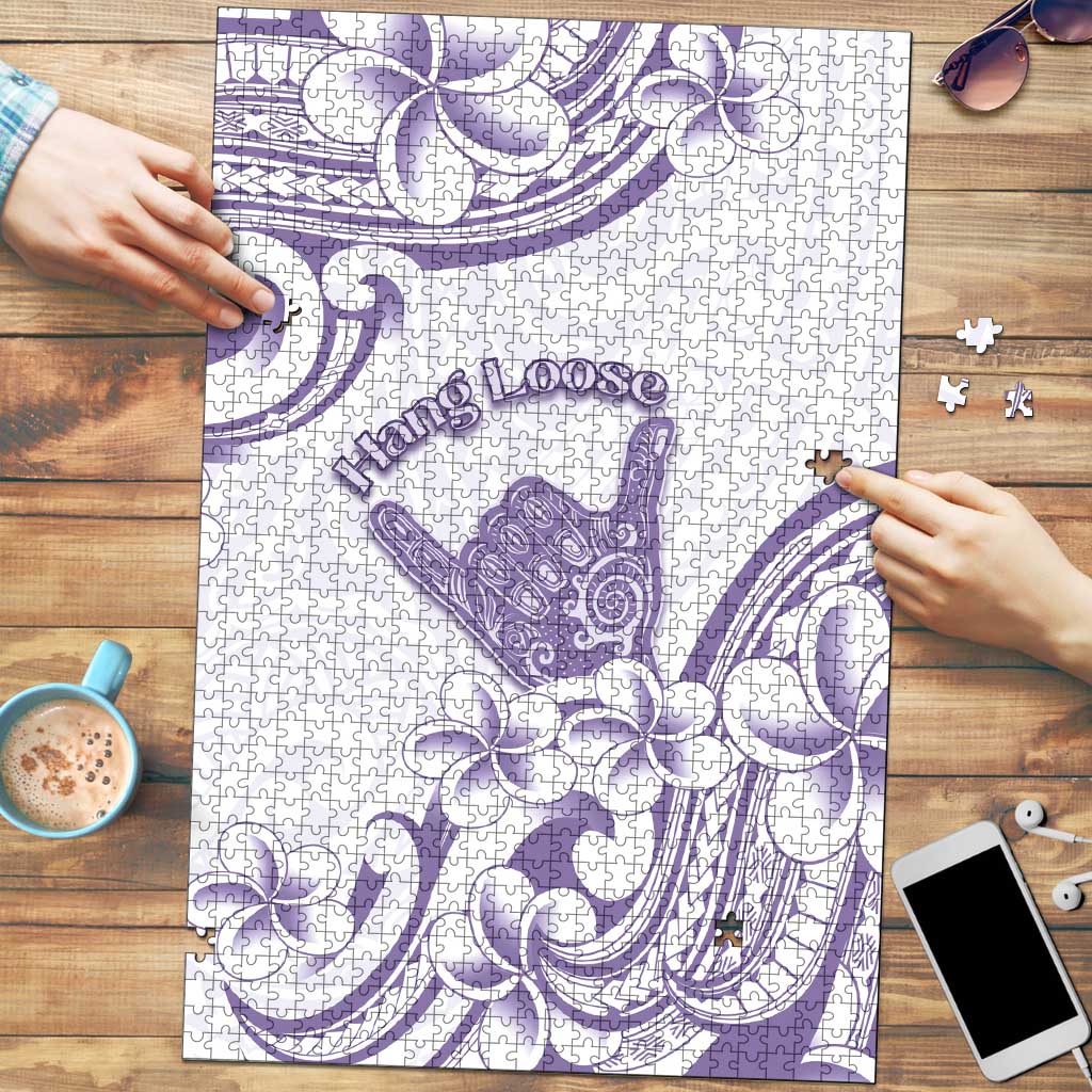 Aloha Hawaii Shaka Puzzle Hang Loose Purple Version - Polynesian Pride