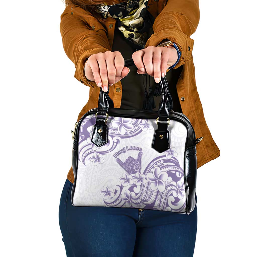 Aloha Hawaii Shaka Shoulder Handbag Hang Loose Purple Version - Polynesian Pride
