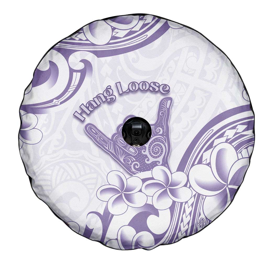 Aloha Hawaii Shaka Spare Tire Cover Hang Loose Purple Version - Polynesian Pride