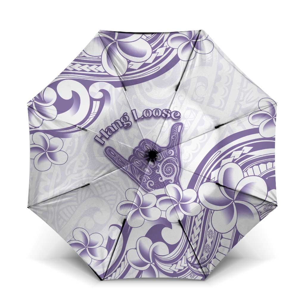 Aloha Hawaii Shaka Umbrella Hang Loose Purple Version - Polynesian Pride