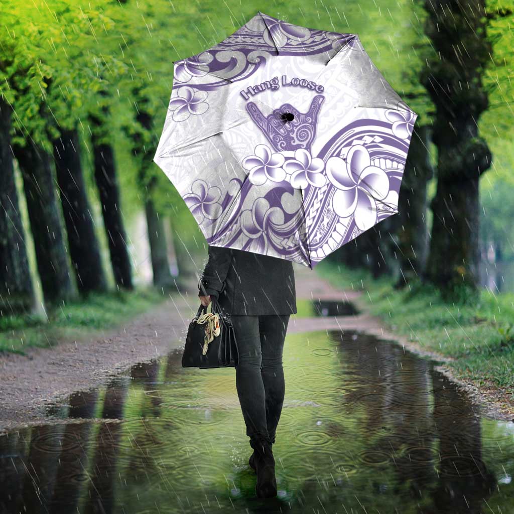 Aloha Hawaii Shaka Umbrella Hang Loose Purple Version - Polynesian Pride