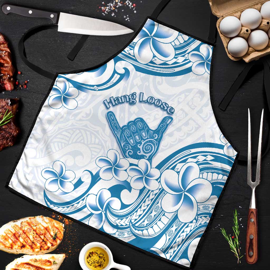 Aloha Hawaii Shaka Apron Hang Loose Blue Version - Polynesian Pride