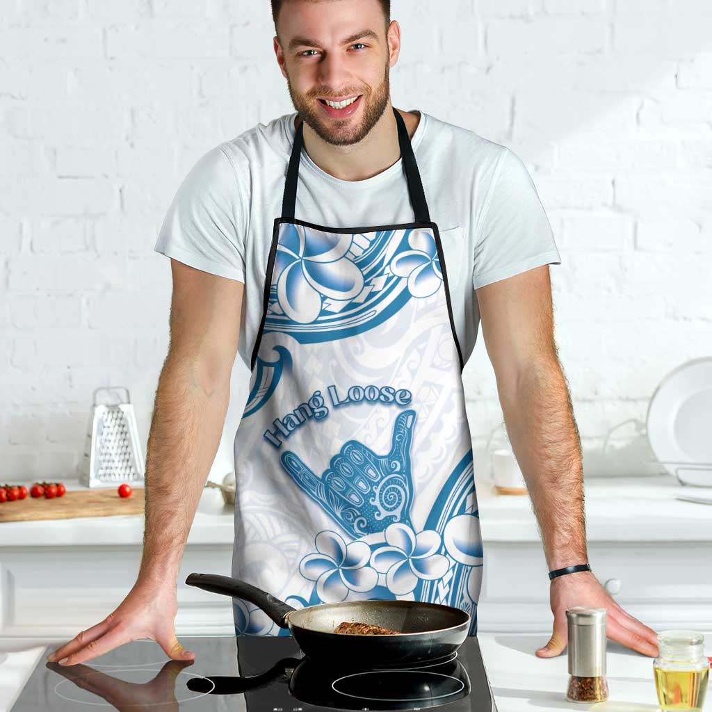 Aloha Hawaii Shaka Apron Hang Loose Blue Version - Polynesian Pride