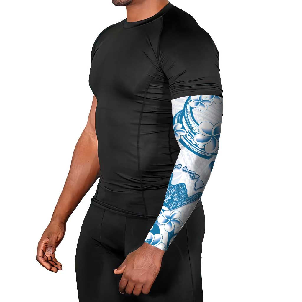 Aloha Hawaii Shaka Arm Sleeves Hang Loose Blue Version - Polynesian Pride