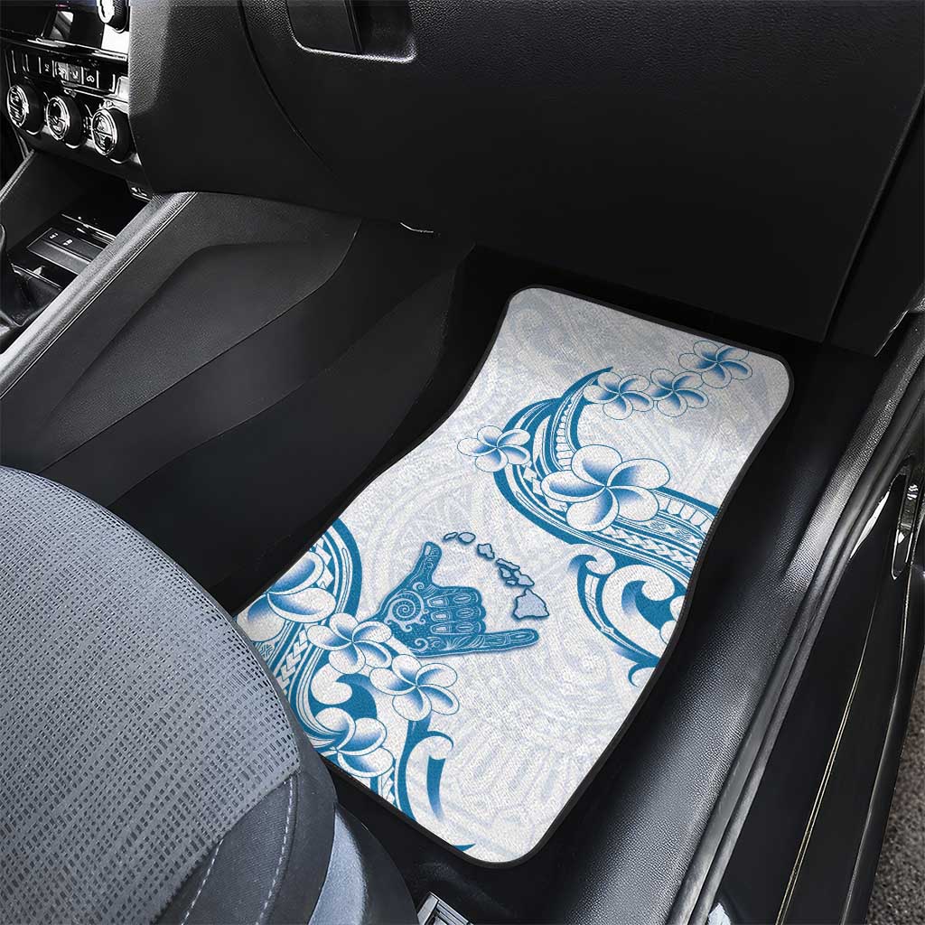 Aloha Hawaii Shaka Car Mats Hang Loose Blue Version - Polynesian Pride