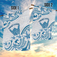 Aloha Hawaii Shaka Garden Flag Hang Loose Blue Version - Polynesian Pride