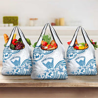 Aloha Hawaii Shaka Grocery Bag Hang Loose Blue Version - Polynesian Pride