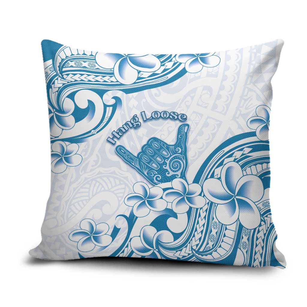 Aloha Hawaii Shaka Pillow Cover Hang Loose Blue Version - Polynesian Pride