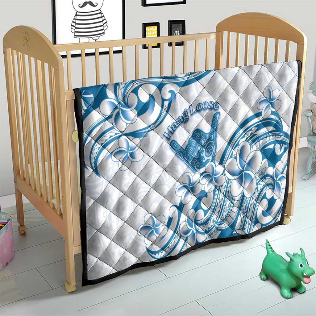 Aloha Hawaii Shaka Quilt Hang Loose Blue Version - Polynesian Pride