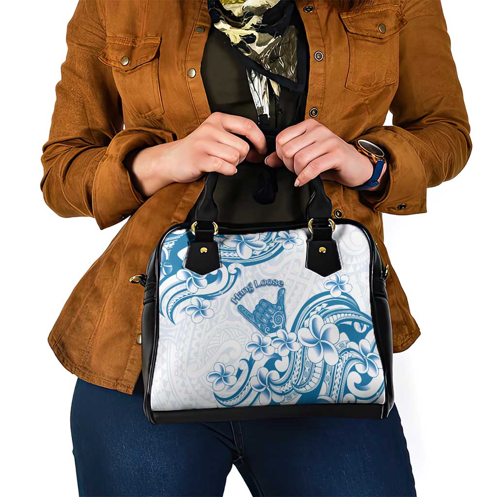 Aloha Hawaii Shaka Shoulder Handbag Hang Loose Blue Version - Polynesian Pride