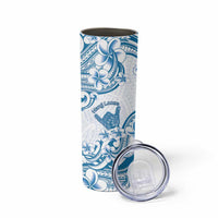 Aloha Hawaii Shaka Skinny Tumbler Hang Loose Blue Version - Polynesian Pride