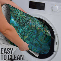 New Zealand Dart Bathroom Set Maori Fern With Paua Shell - Polynesian Pride