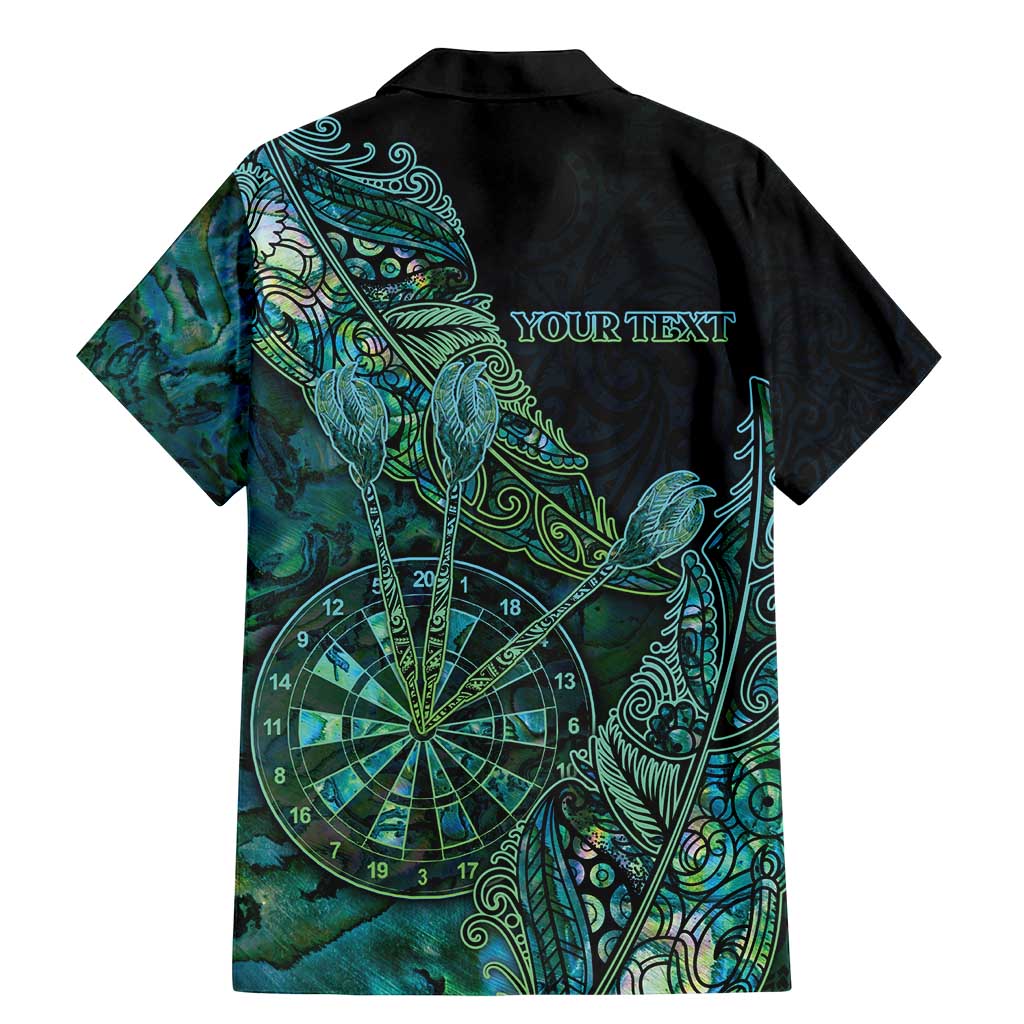 Personalised New Zealand Dart Family Matching Mermaid Dress and Hawaiian Shirt Maori Fern With Paua Shell - Polynesian Pride