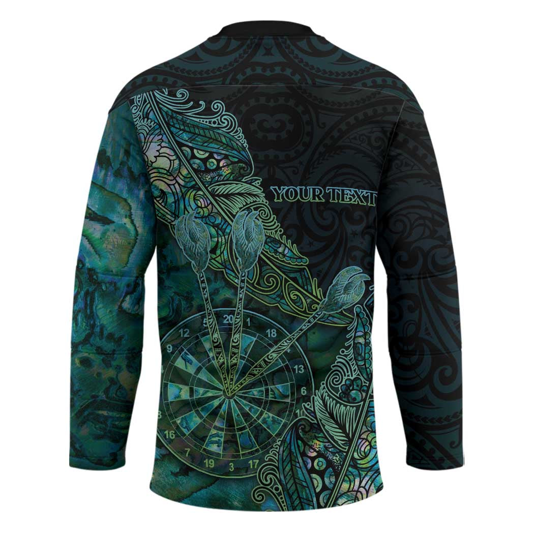 Personalised New Zealand Dart Hockey Jersey Maori Fern With Paua Shell - Polynesian Pride