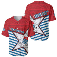 West Papua Morning Star Baseball Jersey One People One Soul - Polynesian Pride