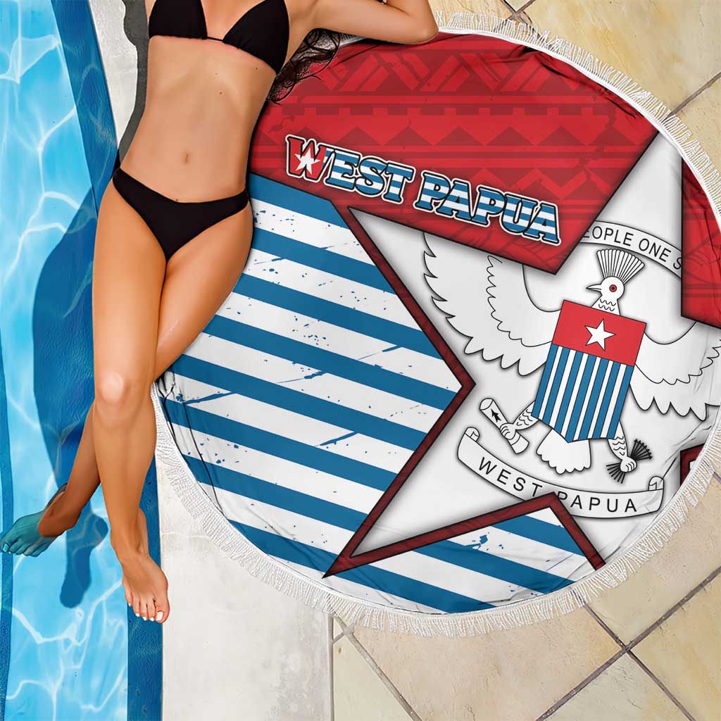 West Papua Morning Star Beach Blanket One People One Soul - Polynesian Pride