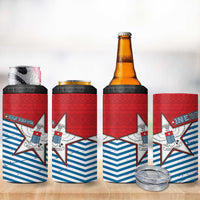 West Papua Morning Star 4 in 1 Can Cooler Tumbler One People One Soul - Polynesian Pride