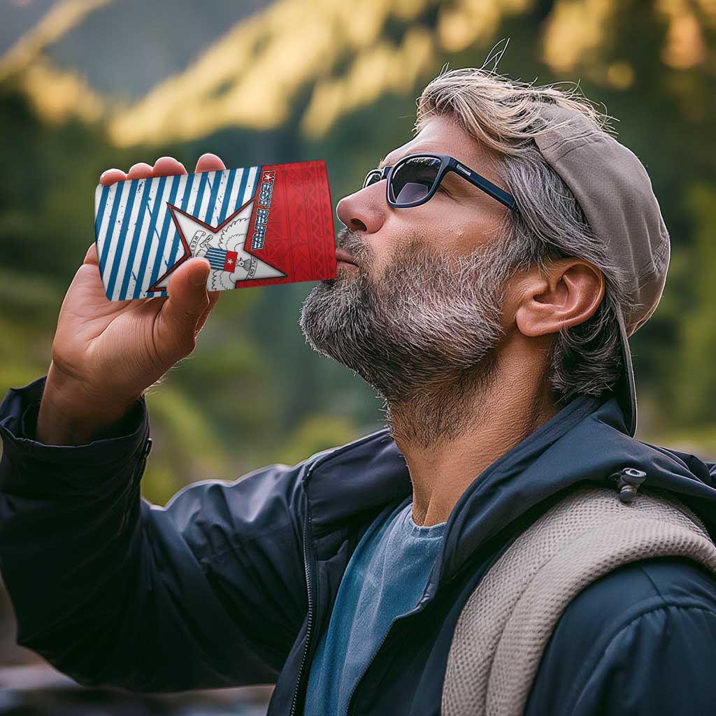 West Papua Morning Star 4 in 1 Can Cooler Tumbler One People One Soul - Polynesian Pride