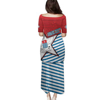 West Papua Morning Star Family Matching Puletasi and Hawaiian Shirt One People One Soul - Polynesian Pride