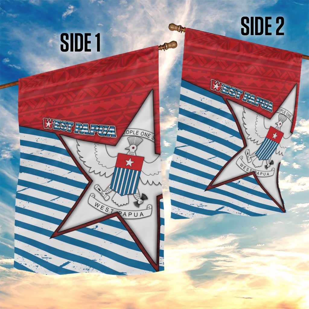 West Papua Morning Star Garden Flag One People One Soul - Polynesian Pride