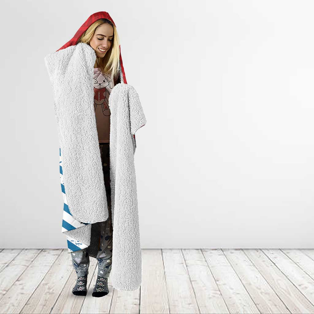 West Papua Morning Star Hooded Blanket One People One Soul DT05 - Polynesian Pride