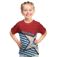 West Papua Morning Star Kid T Shirt One People One Soul - Polynesian Pride