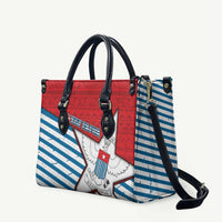 West Papua Morning Star Leather Bag One People One Soul - Polynesian Pride