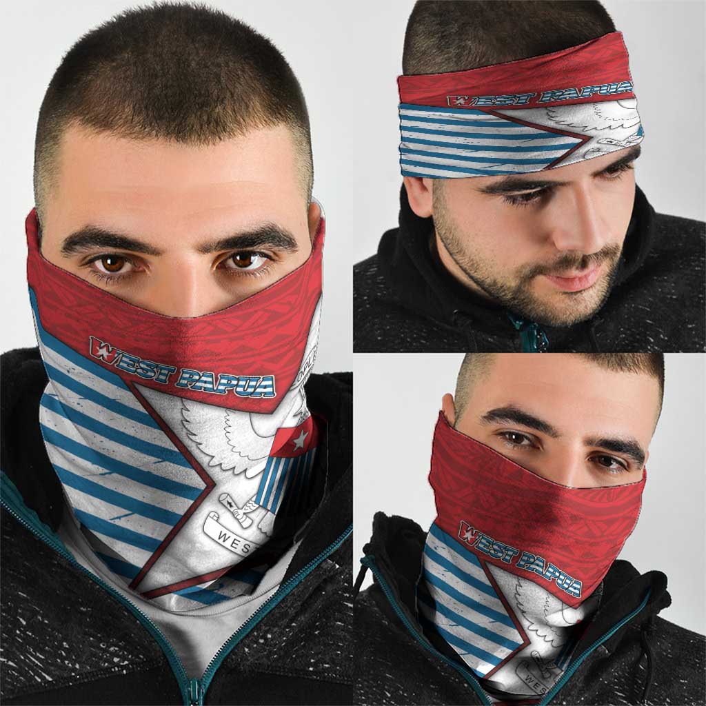 West Papua Morning Star Neck Gaiter One People One Soul - Polynesian Pride